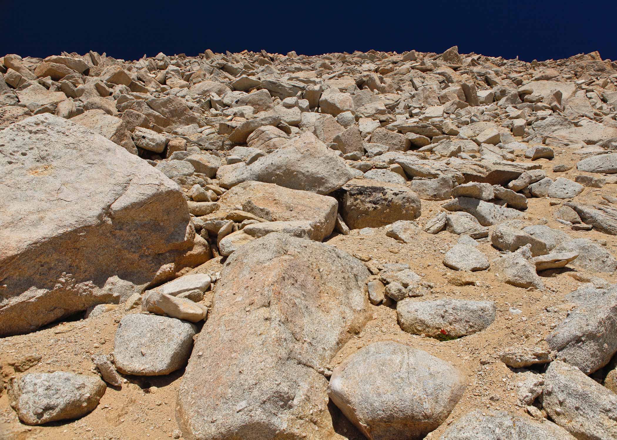 Rocks pebbles and sand